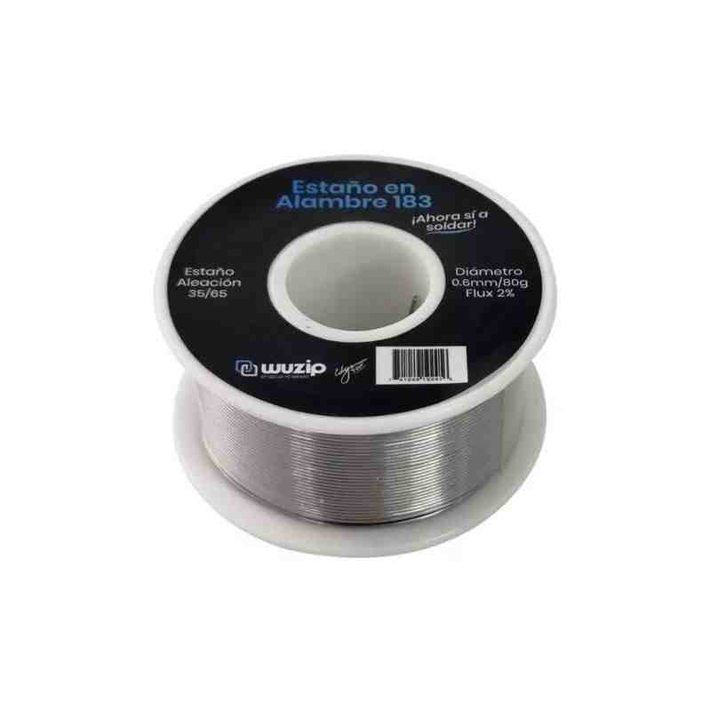 ESTAÑO EN ROLLO WUZIP 80g 35/65 0.6MM